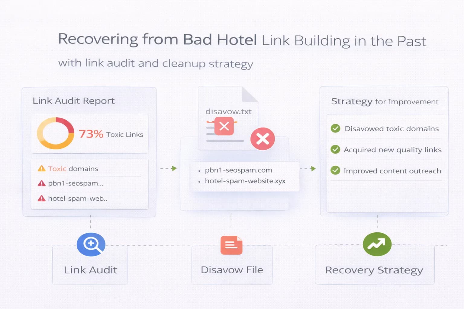 Recovering from Bad Hotel Link Building in the Past