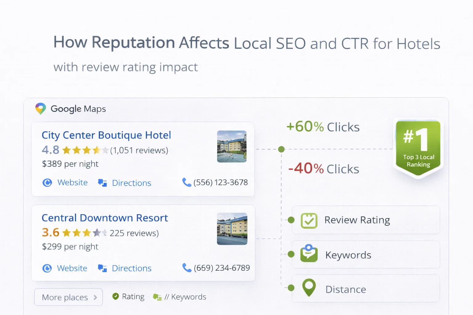 How Reputation Affects Local SEO and CTR
