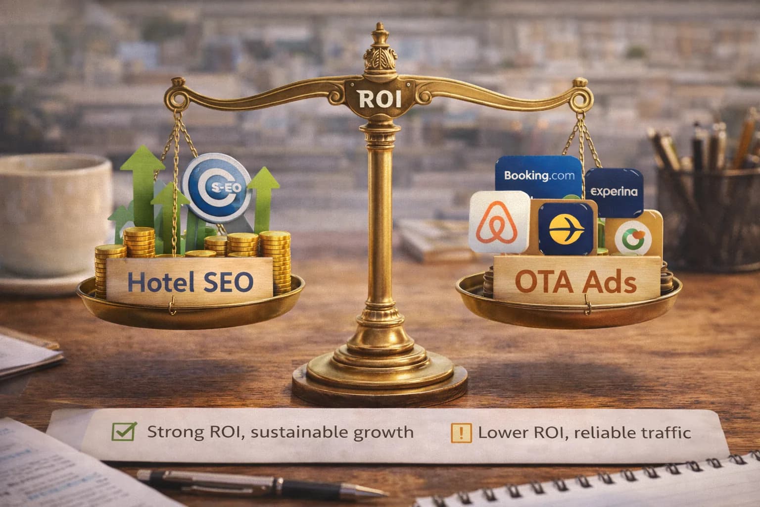 Hotel SEO vs OTA Bidding: Finding the Right Balance
