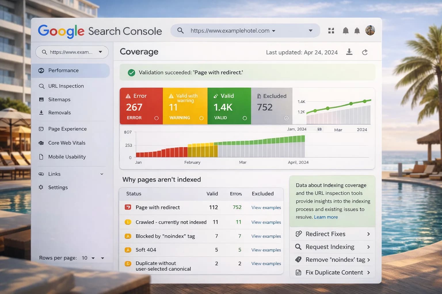 How to Fix Indexing Issues on Hotel Websites