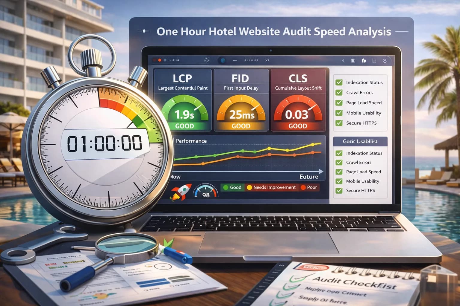 How to Audit a Hotel Website in One Hour